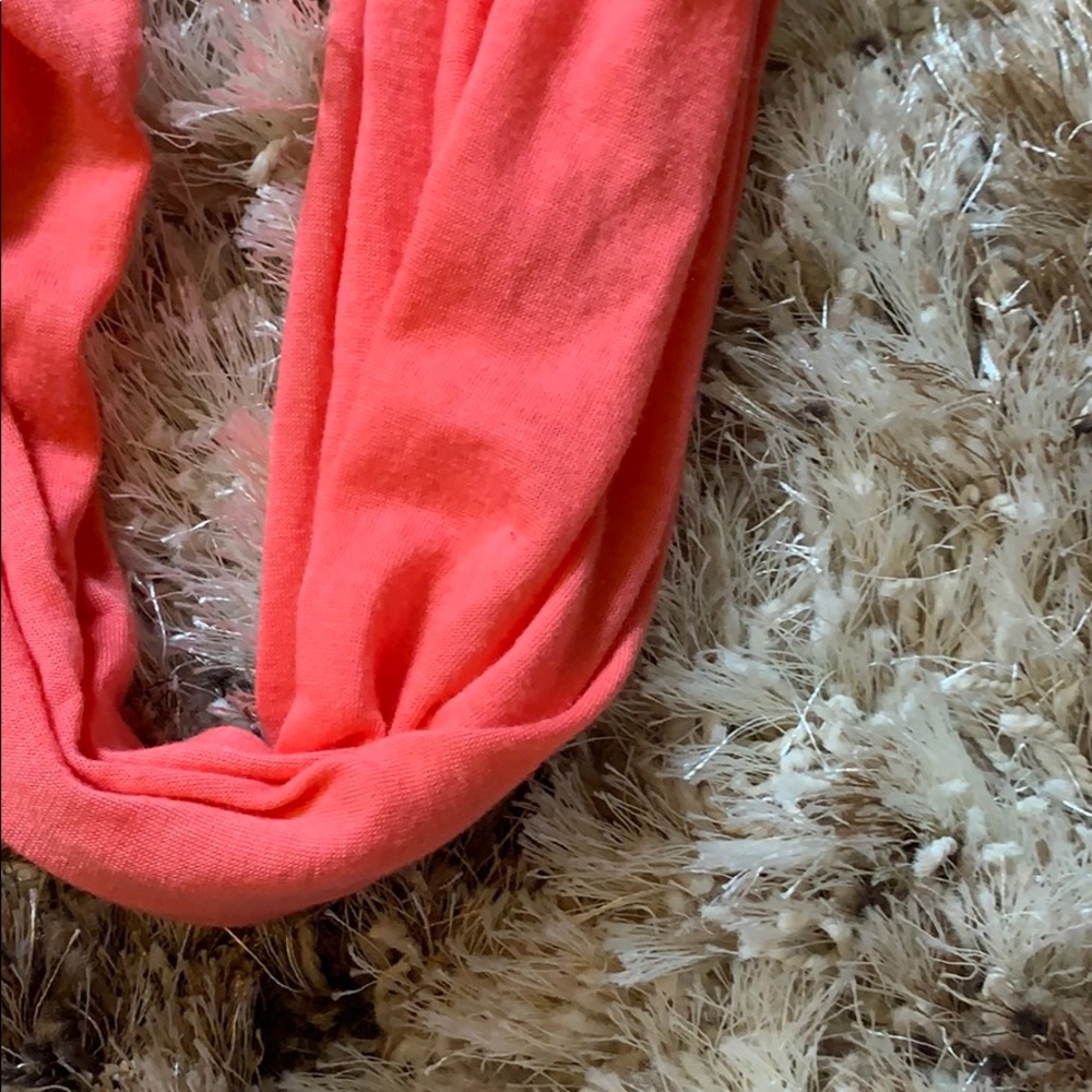 Coral Infinity scarf